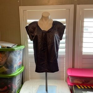 Daisy Fuentes Slate Gray Blouse